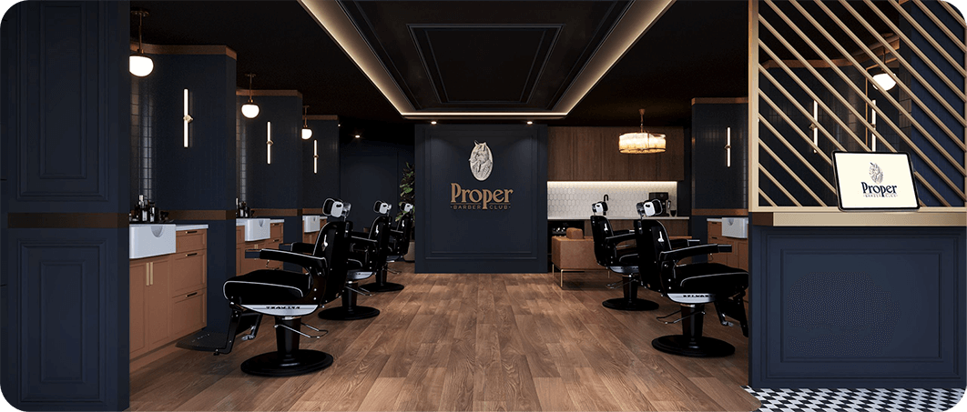 Proper Barber Club stations